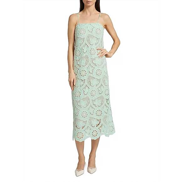 NEW HUNTER BELL carrie dress in lagoon lace